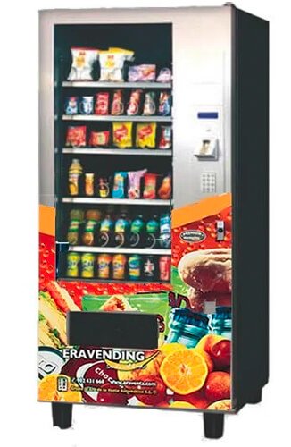 Máquina Expendedora de Snacks, Cuches y Bebidas