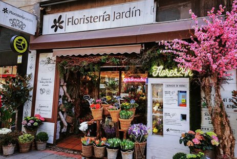 Escaparate Floristería